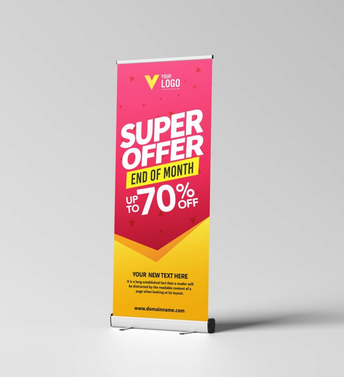 Afforadable pull-up banner printing