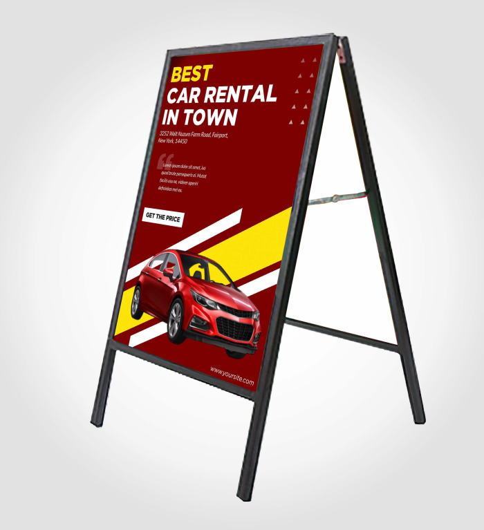 A-frame sign